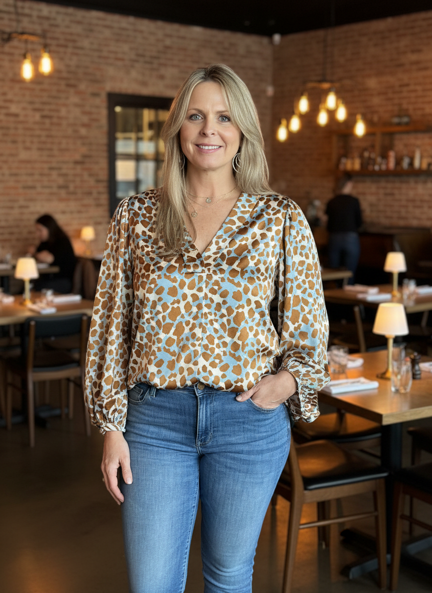 Lovely Leopard Blouse