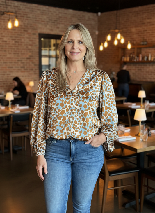 Lovely Leopard Blouse