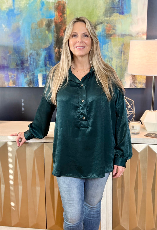 Work Day Solid Blouse
