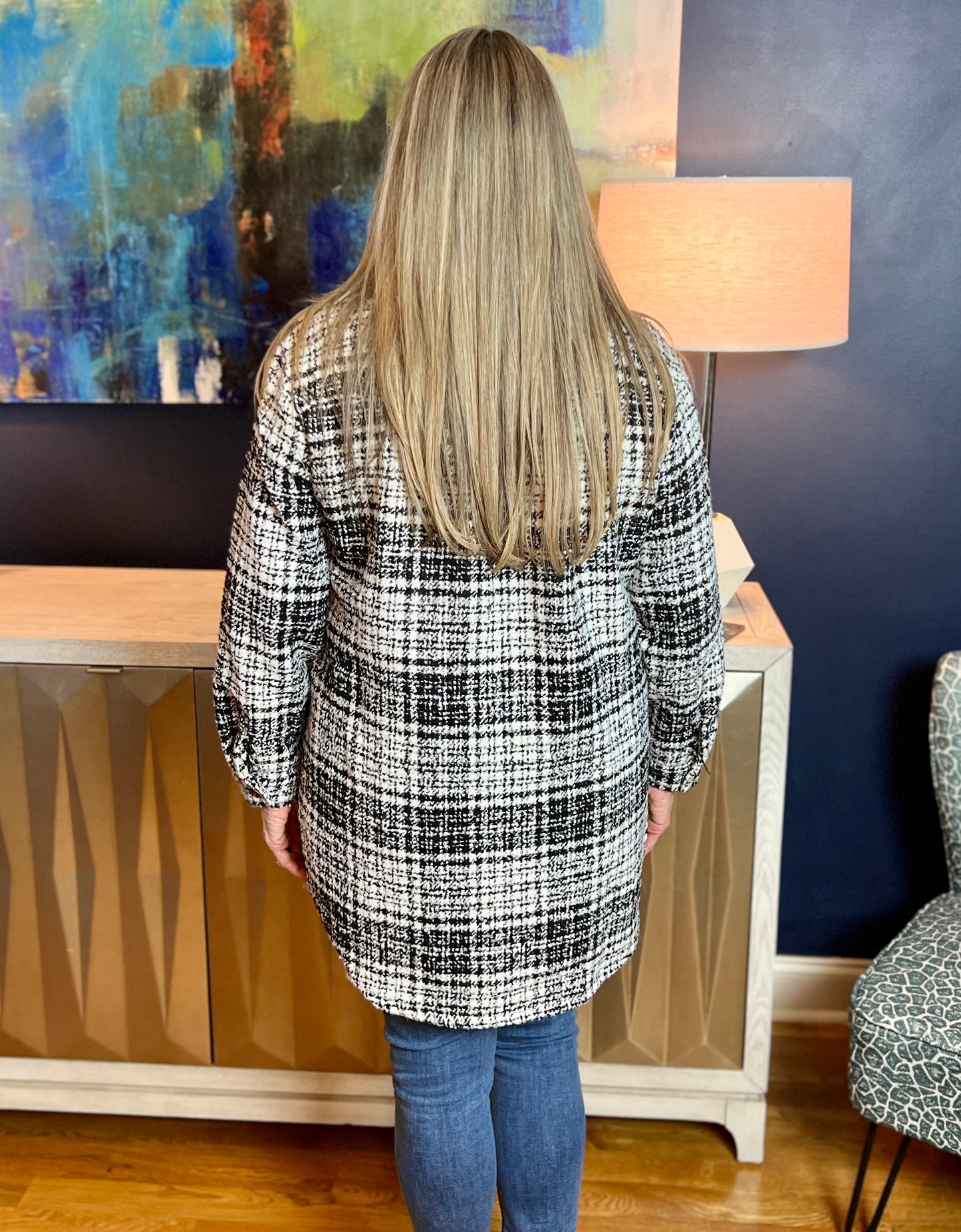 Central Park Plaid Coat