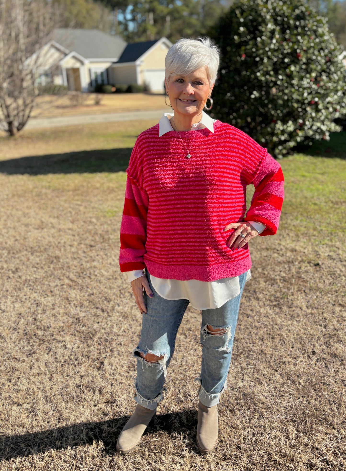 Candy Striped Sweater