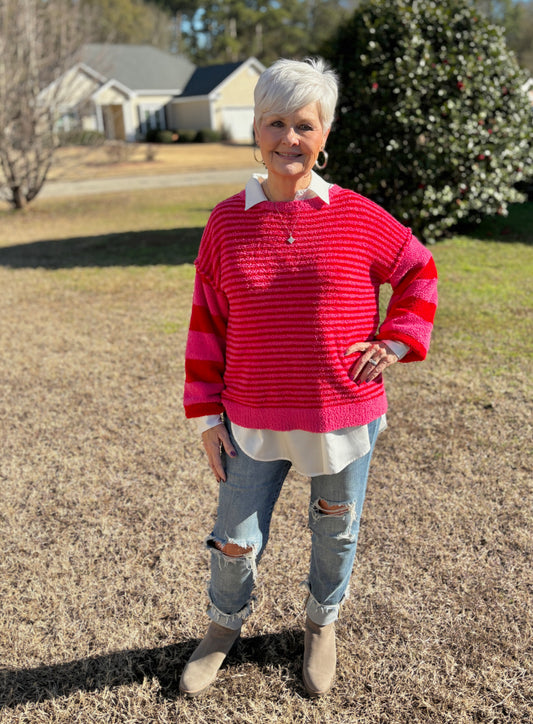 Candy Striped Sweater