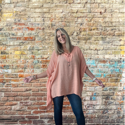 High-Low Flowy Top